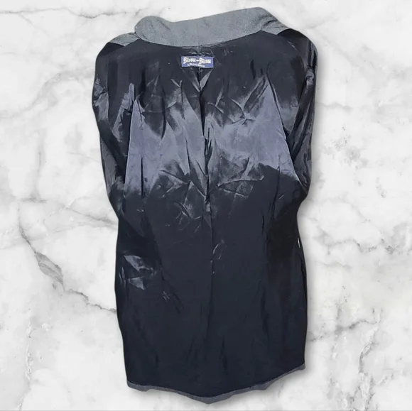 BISOU BISOU Vintage Gray Fitted Blazer - Medium - Picture 4 of 8